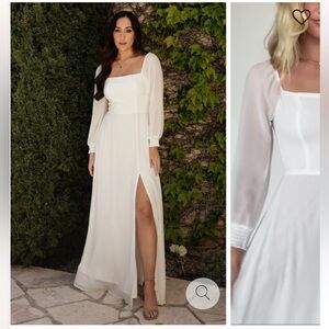 Giselle Baltic Born White Maxi Dress